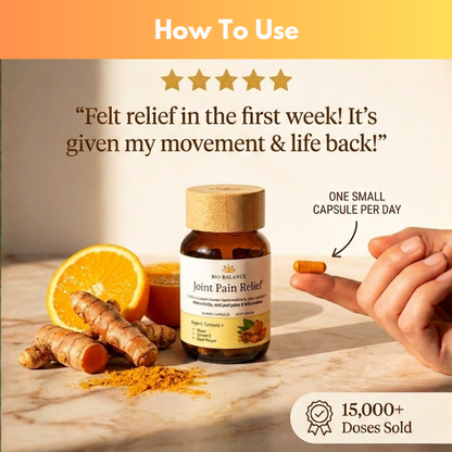 Organic Turmeric, Ginger, Black Pepper, Vit C