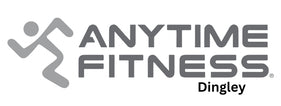 Anytime Fitness logo with 'Dingley' text below