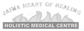 Logo of Jaima Heart of Healing Holistic Medical Centre with stylized heart design.